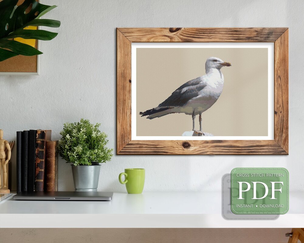Seagull > Cross Stitch Pattern PDF - Image 4