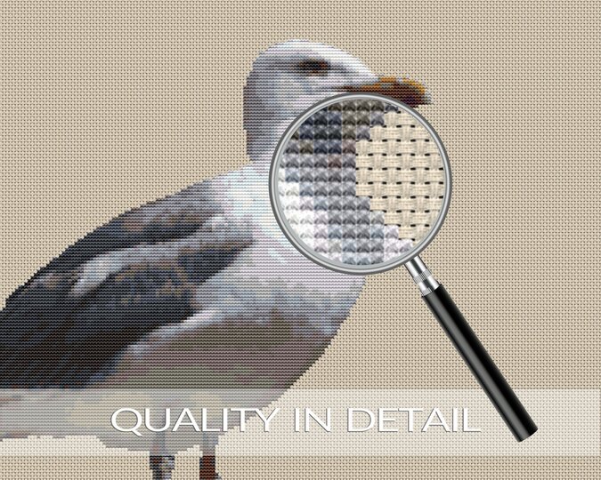 Seagull > Cross Stitch Pattern PDF