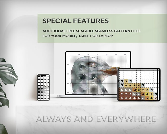 Seagull > Cross Stitch Pattern PDF