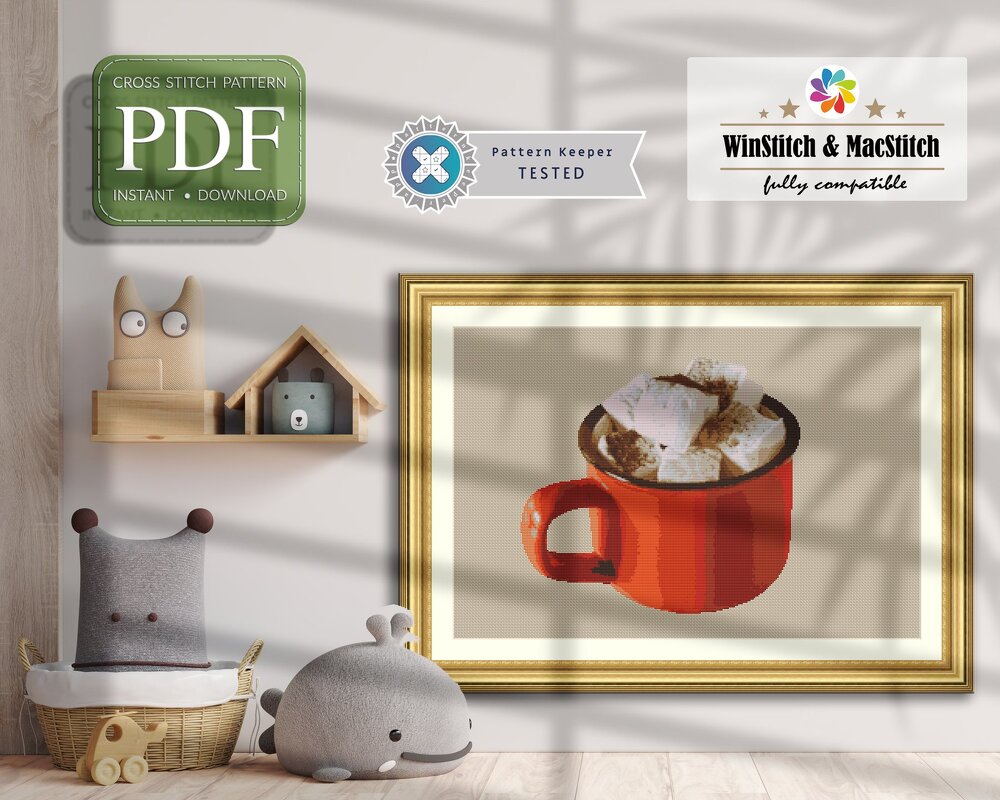 Marshmallows > Cross Stitch Pattern PDF - Image 8