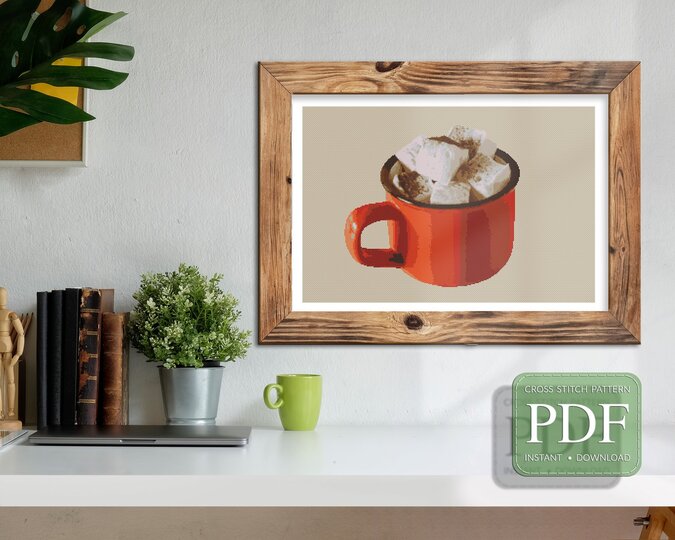 Marshmallows > Cross Stitch Pattern PDF