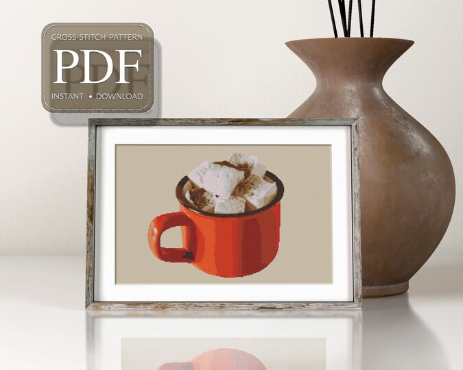 Marshmallows > Cross Stitch Pattern PDF