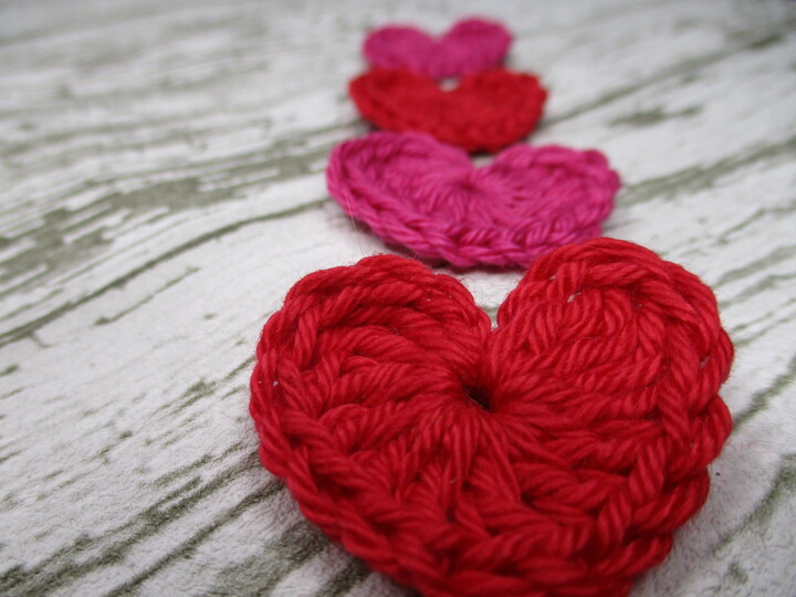 Häkelanleitung Mini Herz