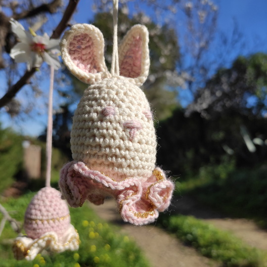 Crochet Easter decoration Bunny Deluxe