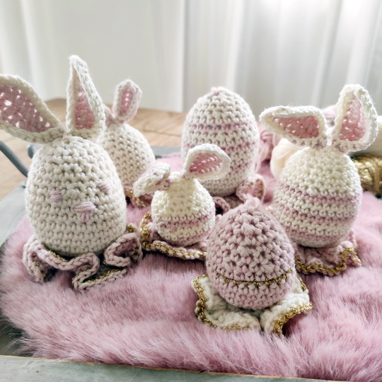 Crochet Easter decoration Bunny Deluxe