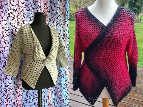 Schicke Jacke  aus 2 großen Gannys