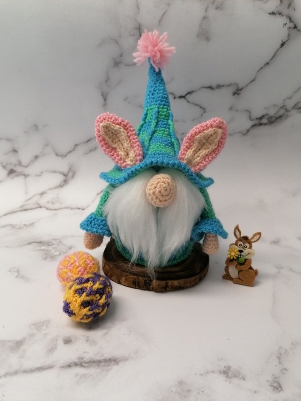 Kleiner Gnom Osterhase BE - Häkelanleitung - Bild 3