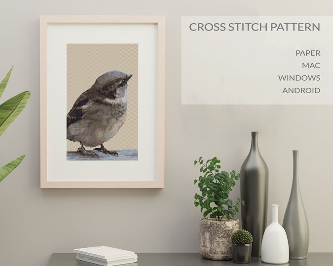 Sparrows > Cross Stitch Pattern PDF