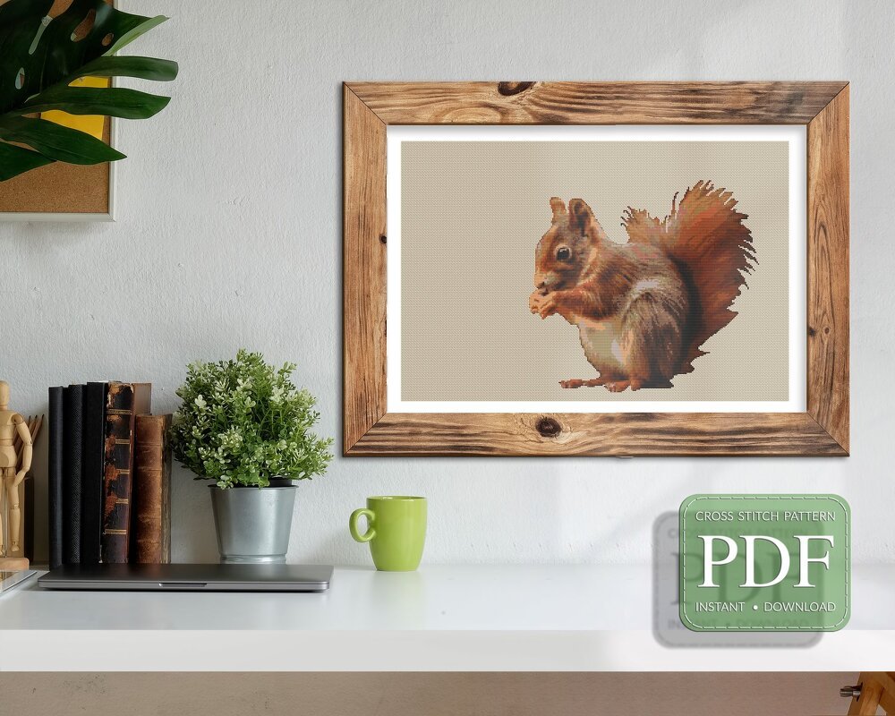 Squirrel > Cross Stitch Pattern PDF - Image 5
