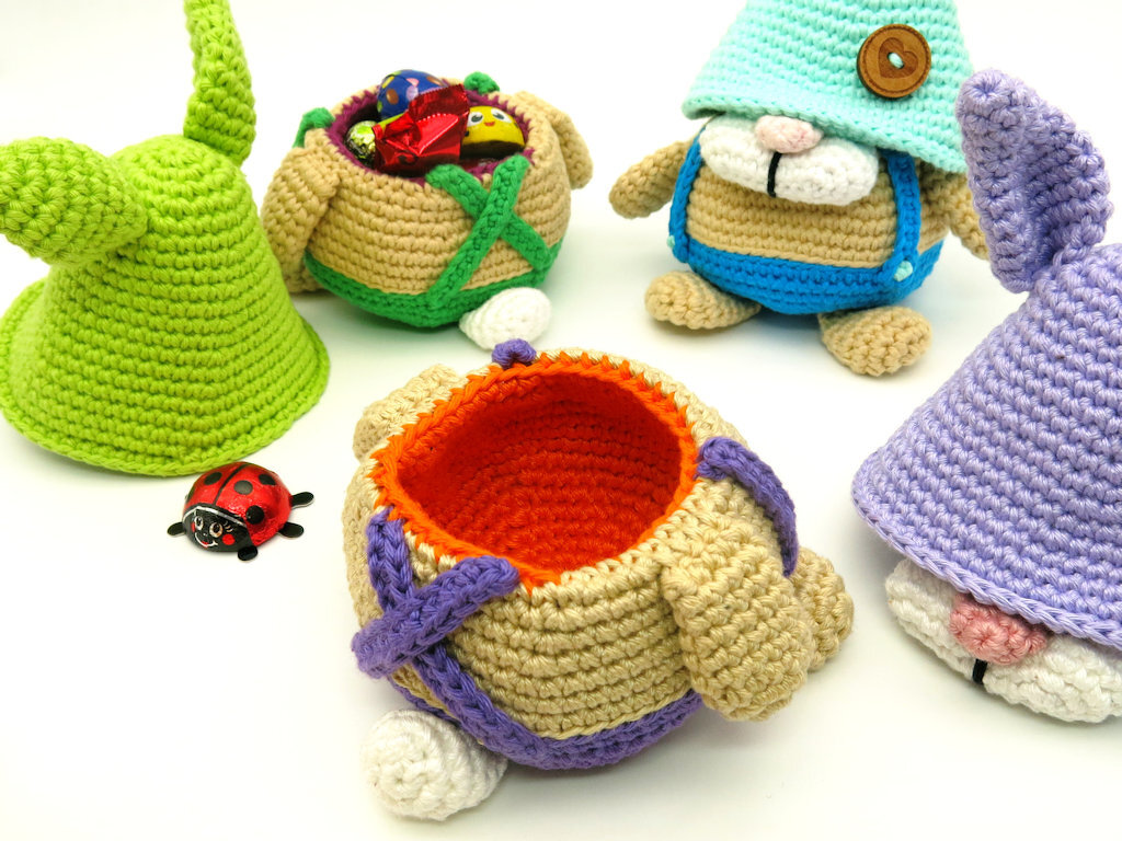 Osterhasen-Wichtel - Häkelanleitung