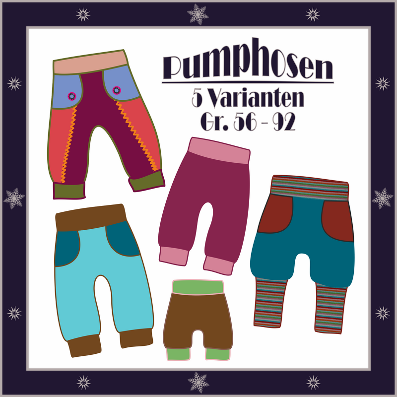 Schnittmuster &amp; Anleitung Babyhose