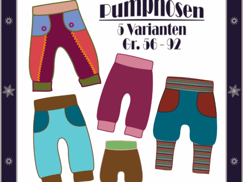 Schnittmuster & Anleitung Babyhose