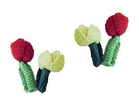 Häkelanleitung  für die bezaubernden Tulpen Ukonkou