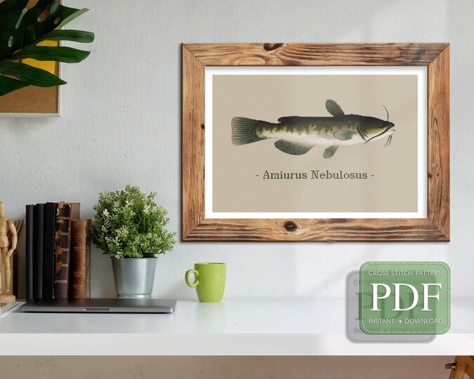 Bullhead > Cross Stitch Pattern PDF