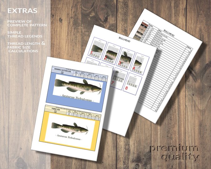 Bullhead > Cross Stitch Pattern PDF