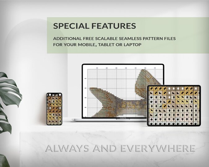 Pickerel > Cross Stitch Pattern PDF