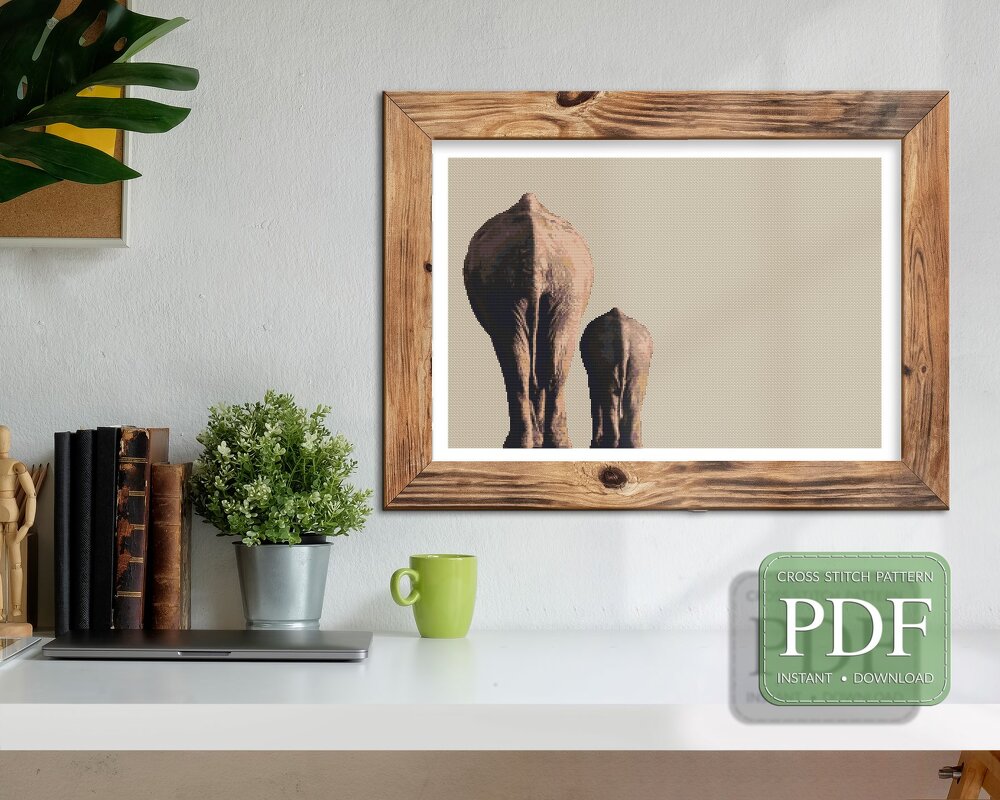 Elephant Bum > Cross Stitch Pattern PDF - Image 5