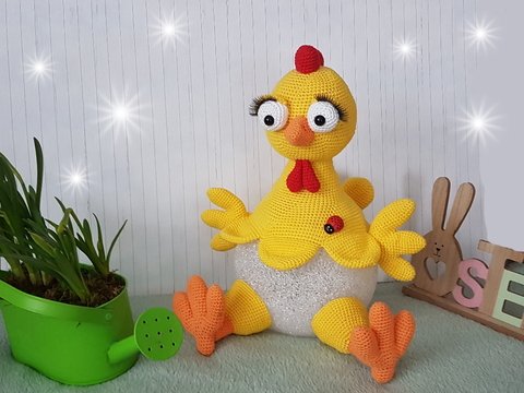 Häkelanleitung Osterlampe Henriette