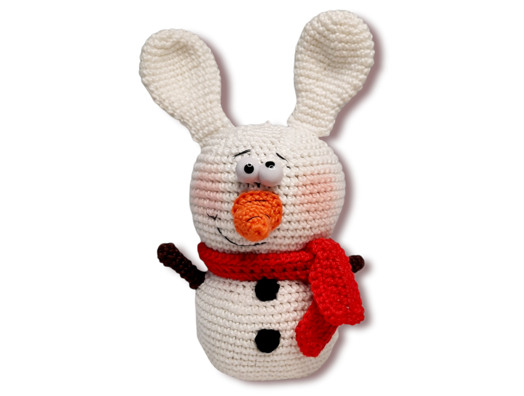 Häkelanleitung "Schnee(mann)Hasi" nachtleuchtend - Bild 3