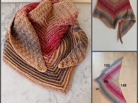 Häkelanleitung Tuch Gezellig