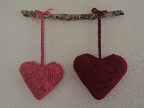 Valentinsherzen Strickanleitung
