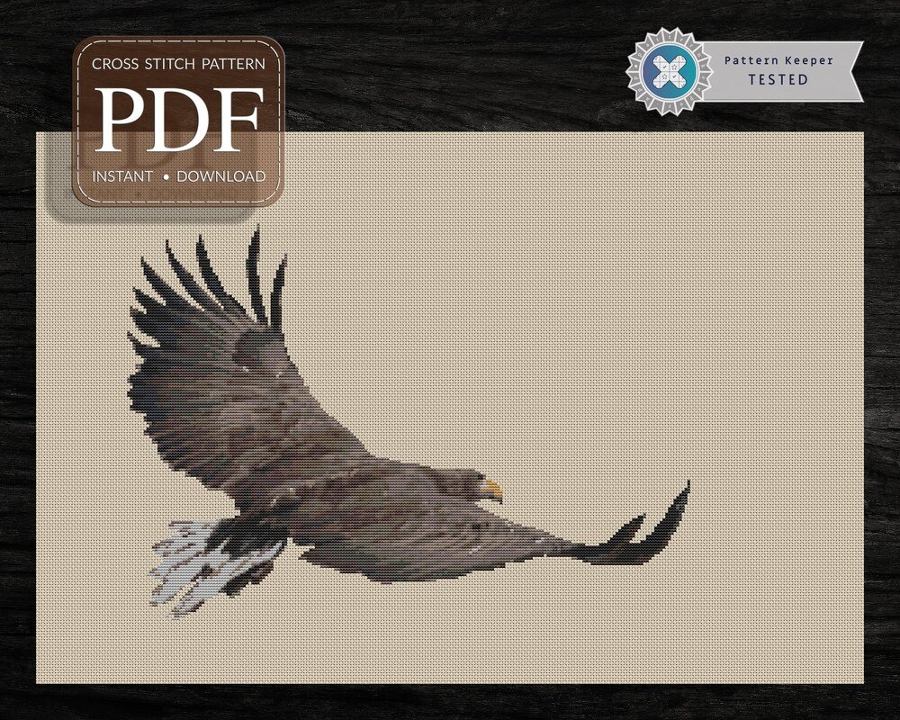 Flying Eagle > Cross Stitch Pattern PDF