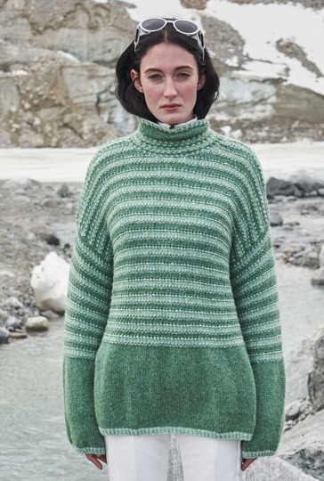 Strickanleitung: Toller Streifenpulli im angesagten Lässig-Look.