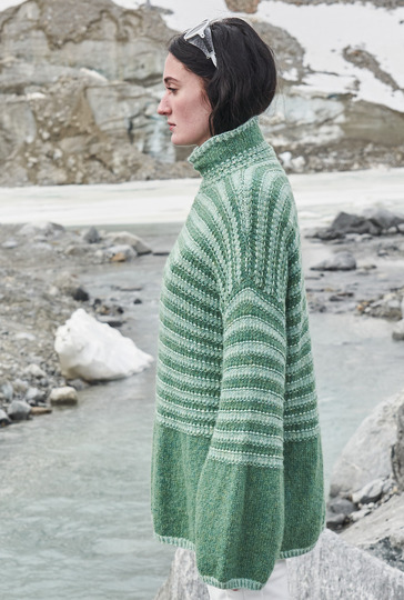 Strickanleitung: Toller Streifenpulli im angesagten Lässig-Look.