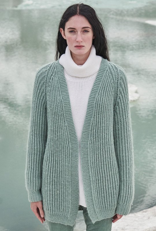 Strickanleitung: Edler Klassiker - der Long-Cardigan mit Patentrippen! - Bild 3