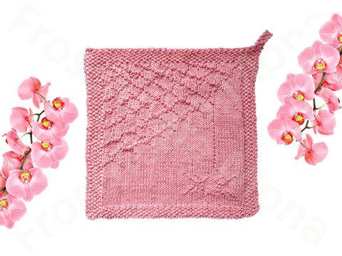 dekoratives Spinnweb-Spültuch „Spider“ Strickanleitung