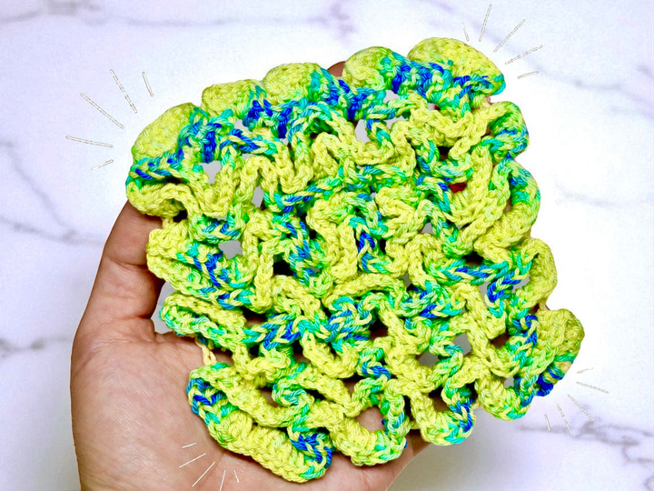 Korallen Granny Square - Häkelanleitung