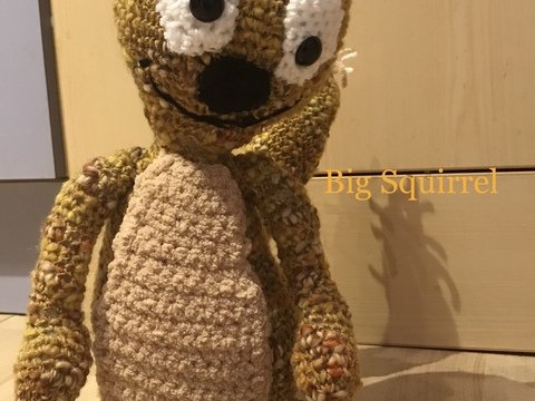 Anleitung Eichhörnchen "Big Squirrel" knuddelig
