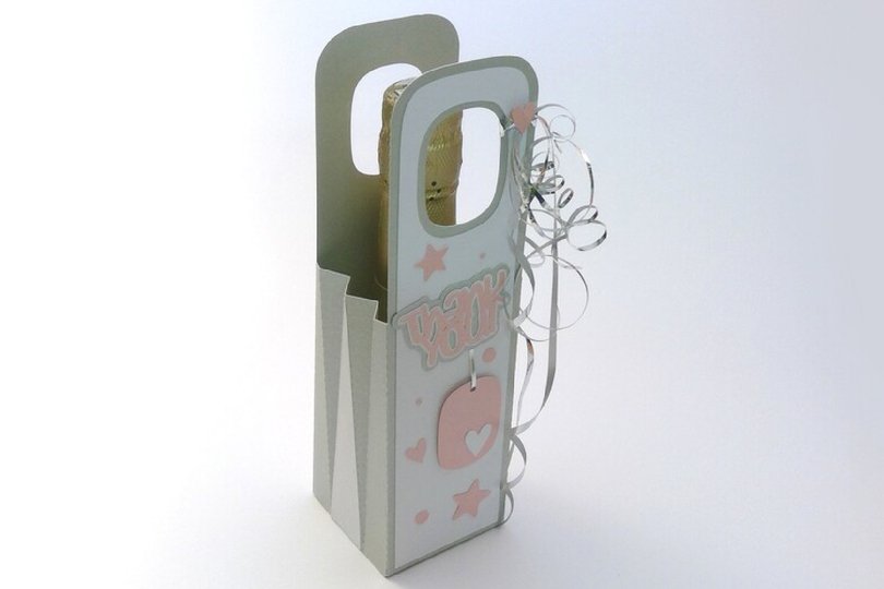 Geschenk Tasche Plotterdatei SVG DXF