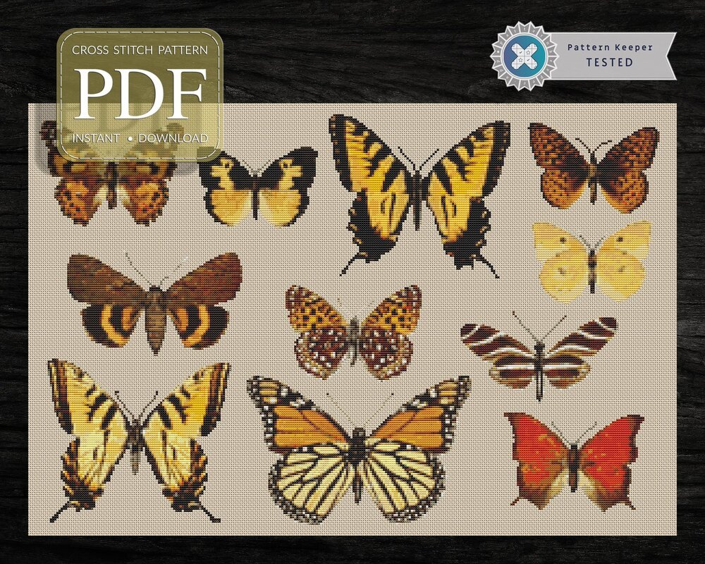 Butterflies > Cross Stitch Pattern PDF