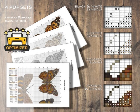 Butterflies > Cross Stitch Pattern PDF