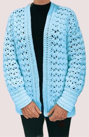 Pattern Covered with Happiness Cardigan