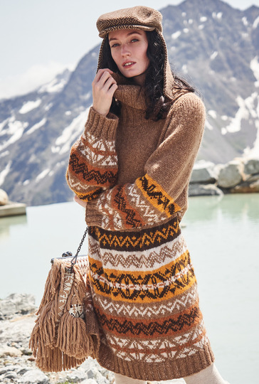 Strickanleitung: Lässiger Longpulli als Verwandlungskünstler