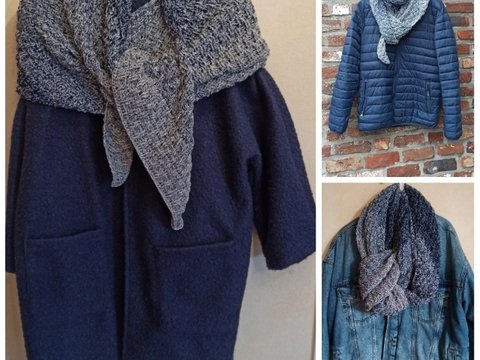 Häkelanleitung Schal Valentijns Sjaal