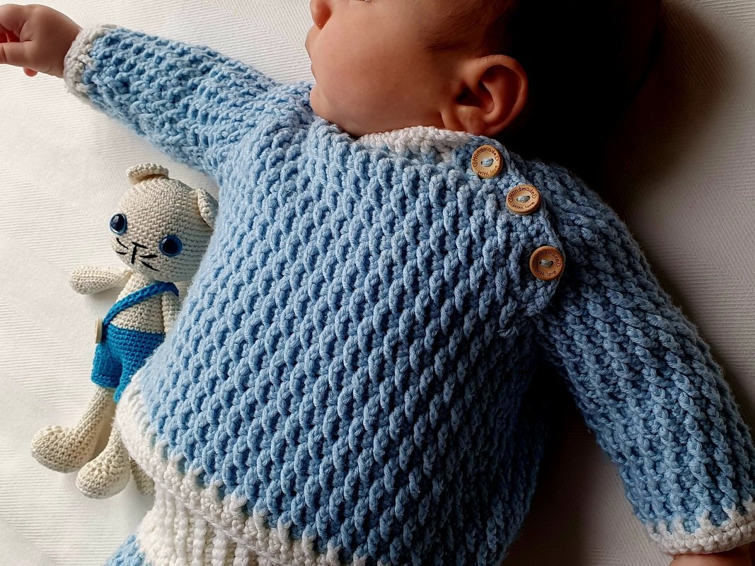 Newborn Babyset  - Baby pullover and pants