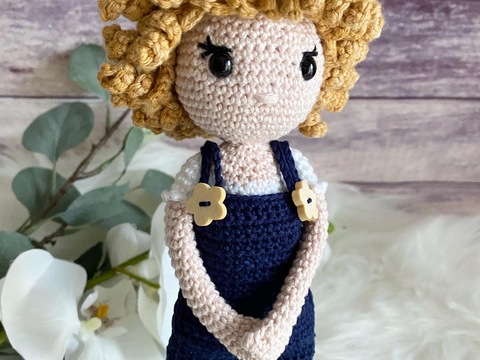 Häkelanleitung Puppe "Curly"