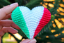 Pattern Tricolor Heart
