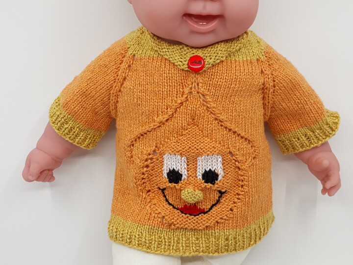 Strickanleitung Kinderpulli "Fr&uuml;hlingswichtel" RVO
