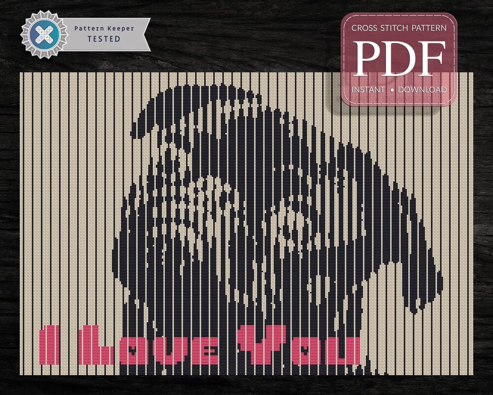 Doggie Love > Cross Stitch Pattern PDF