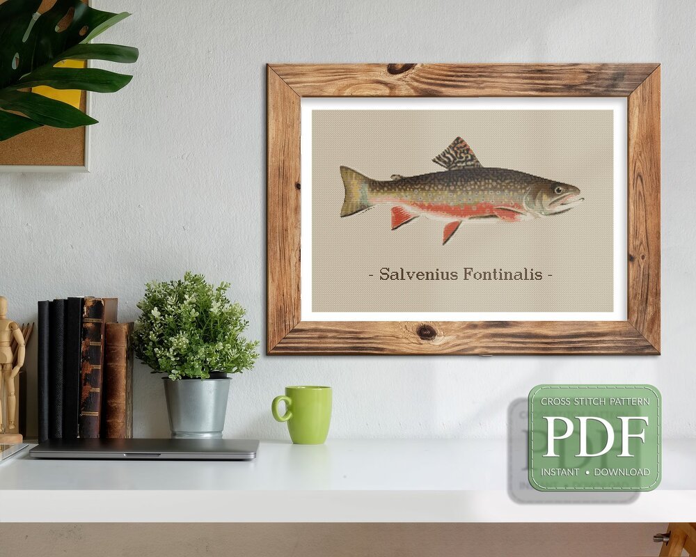 Brook Trout > Cross Stitch Pattern PDF - Image 5
