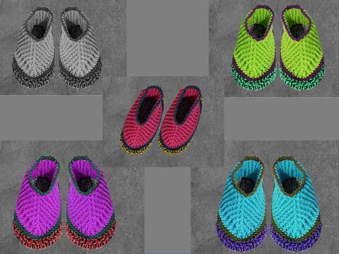 Ballerina Puschen easy Hausschuhe