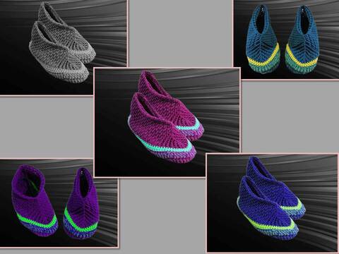 Zapfen Ballerinas Puschen