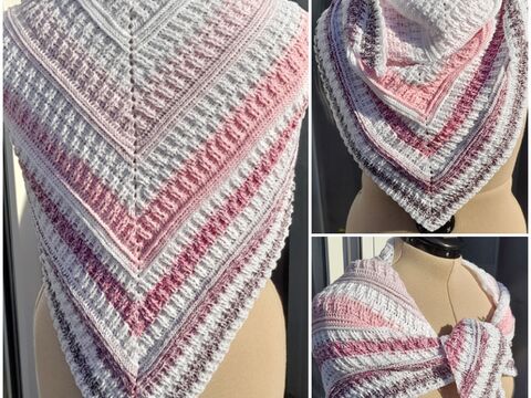 Häkelanleitung - Dreieckstuch "Valentina"