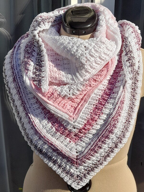 Häkelanleitung - Dreieckstuch "Valentina" - Bild 2