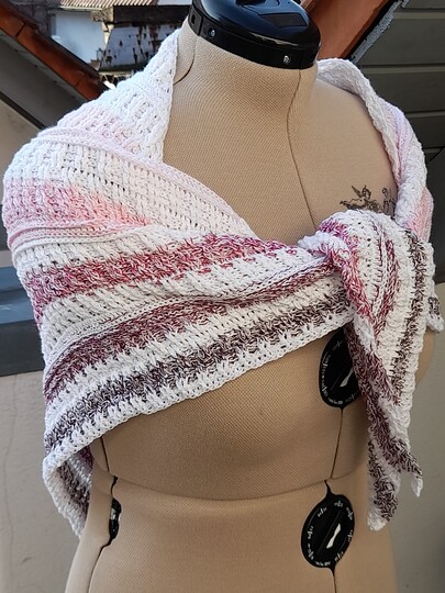 Häkelanleitung - Dreieckstuch "Valentina"