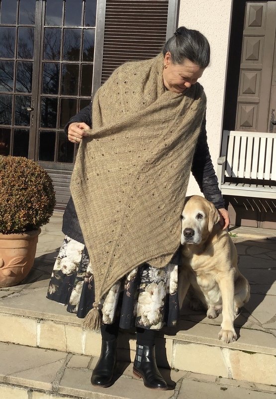 Anleitung Wohlfühler Schal/Stola